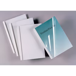 GBC Couvertures de reliure thermique Standard 8 mm blanc (100)