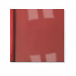 GBC Plats de couverture thermique LinenWeave 1,5 mm rouge (100)