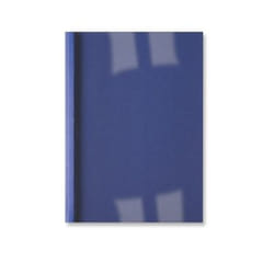 GBC Plats de couverture thermique LinenWeave 1,5 mm bleu (100)