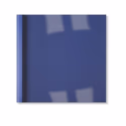 GBC Plats de couverture thermique LinenWeave 3mm bleu (100), A4, PVC, Bleu, 30 feuilles, 100 pièce(s)