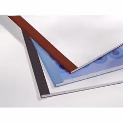 GBC Plats de couverture thermique LinenWeave 3mm bleu (100)