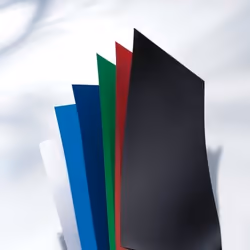 GBC Plats de Couverture PolyOpaque A4 300 microns bleu (100)