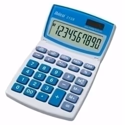 Rexel 210X, Bureau, Calculatrice basique, 10 chiffres