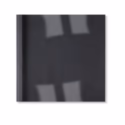GBC Couvertures de reliure thermique LeatherGrain 3mm noir (100)