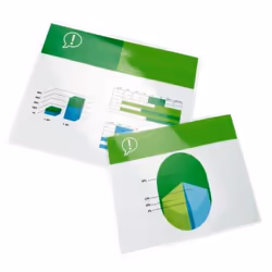 GBC Pochettes brilliantes pour document A2 2x80mic (100)