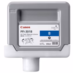 Canon PFI-301GY Pigment Blue Ink Cartridge, Encre à pigments, 330 ml, 1 pièce(s)