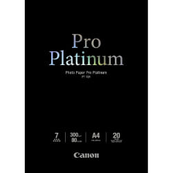 Canon Papier photo professionnel Platinum A4 PT-101 - 20 feuilles