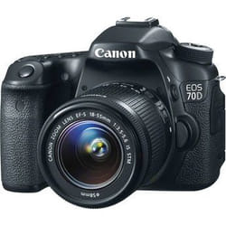 Canon EOS 70D + EF-S 18-55mm IS STM Kit d'appareil-photo SLR 20,2 MP CMOS 5472 x 3648 pixels Noir