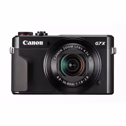 Canon PowerShot G7 X Mark II, 20,1 MP, 5472 x 3648 pixels, CMOS, 4,2x, Full HD, Noir