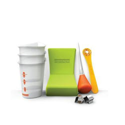 Zoku Eis Tablett, Becher, Stab, Formen Quick, Eis-Kreationnen Quick Pop Maker,