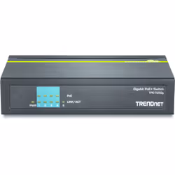 Trendnet TPE-TG50g Non-géré Gigabit Ethernet (10/100/1000) Connexion Ethernet, supportant l'alimentation via ce port (PoE) Noir