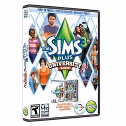 Electronic Arts The Sims 3 Plus University Life, PC/Mac, T (Teen)