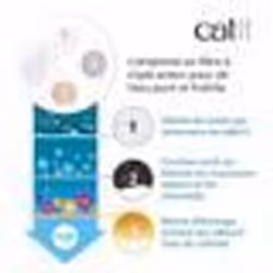 Catit 43725, Fontaine à eau automatique pour animaux de compagnie, Plastique, Acier inoxydable, Blanc, Intérieure, Chat, 3 L