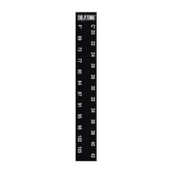 Exo Terra PT2455 thermomètre environnement Thermomètre mécanique Terrarium Noir