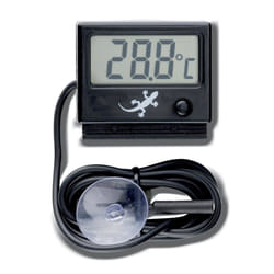Exo Terra PT2472 thermomètre environnement Thermomètre électrique Terrarium Noir