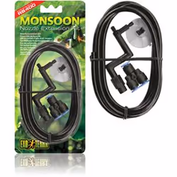 Exo Terra Monsoon Nozzles, Kit d'extension de la buse, Noir