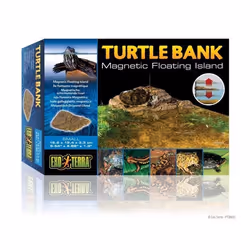 Kit de décoration flottante magnétique Exo Terra Turtle Bank Île
