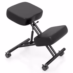 COSTWAY Chaise de Genou Réglable en Hauteur Tabouret de Correction de Posture avec Siège Incliné pour Soulager la Douleur