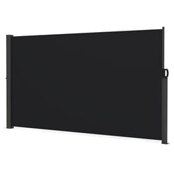 COSTWAY Brise-Vue Rétractable 3 x 16M - Store Latéral Extérieur avec Poignée - Écran dIntimité Pliable pour Terrasse Patio Jardin