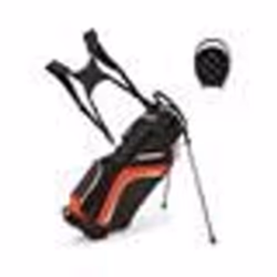 COSTWAY Sac de Golf Trépied-Capuche Anti-pluie-Séparateurs Supérieurs à 14 Directions-6 Poches-Sac Isotherme-Double Sangle-Ro ...