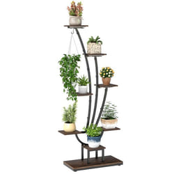 Porte-Plante 156 cm à 8 Niveaux COSTWAY Lampes à Lumières Réglables à 10 Niveaux Minuterie Réglage Dispositif Anti-Basculement