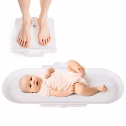 Pèse Bébé Numérique COSTWAY Taille 70CM 5g/150kg-Plateau Amovible-Écran LED-Tare-Maintien Arrêt Automatique PetitAnimauxAdult ...