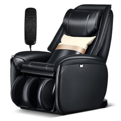 COSTWAY Fauteuil de Massage Électrique avec Rail SL 8 Modes Automatiques 6 Techniques de Massage Télécommande Noir