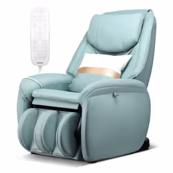 COSTWAY Fauteuil de Massage Électrique avec Rail SL 8 Modes Automatiques 6 Techniques de Massage Télécommande Vert