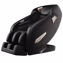 COSTWAY Fauteuil de Massage Électrique Gravité Zéro avec 12 Programmes Automatiques 6 Techniques de Massage et Rouleau Noir