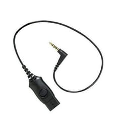 POLY 88729-01 câble audio 3,5mm Mini-DIN (6-pin) Noir