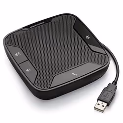 POLY Calisto P610-M, PC, Noir, Avec fil, USB 2.0, USB, 110 mm