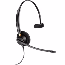 POLY Encorepro HW510D, Avec fil, Bureau/Centre d'appels, Casque, Noir