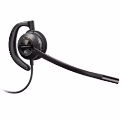POLY HW530D, Avec fil, Bureau/Centre d'appels, Casque, Noir