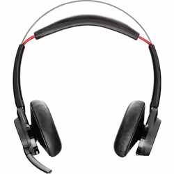 POLY Voyager Focus UC B825-M, Sans fil, Bureau/Centre d'appels, 155 g, Casque, Noir