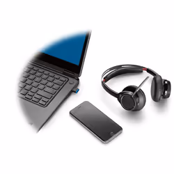 POLY Voyager Focus UC B825-M Noir - Vue supplémentaire 4