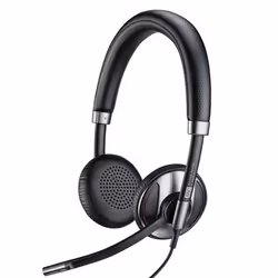 POLY C725-M, Avec fil, 20 - 20000 Hz, Appels/Musique, Casque, Noir