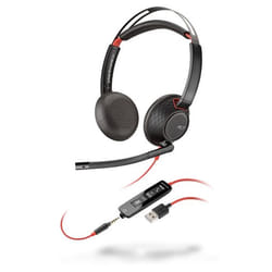 POLY Blackwire 5220 Noir, Rouge
