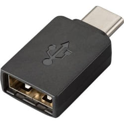 POLY 209505-01 changeur de genre de câble USB-Type C USB-Type A Noir