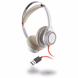 POLY Blackwire 7225, Avec fil, 20 - 20000 Hz, Appels/Musique, 155 g, Casque, Blanc
