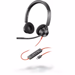 POLY 3320, Avec fil, Appels/Musique, 20 - 20000 Hz, 130 g, Casque, Noir