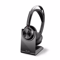 POLY Voyager Focus 2 UC, Avec fil &amp;sans fil, Bureau/Centre d'appels, 20 - 20000 Hz, 175 g, Casque, Noir