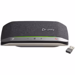 POLY sync 20, Universel, Noir, Argent, Boutons, Tactile, 80 - 20000 Hz, 100 - 6700 Hz, Avec fil &amp;sans fil