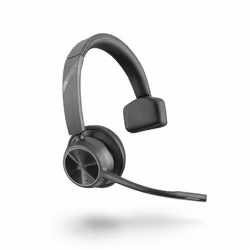 POLY VOYAGER 4310 UC, Sans fil, Bureau/Centre d'appels, 122 g, Casque, Noir
