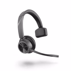 POLY Voyager 4310 UC, Sans fil, Bureau/Centre d'appels, 122 g, Casque, Noir