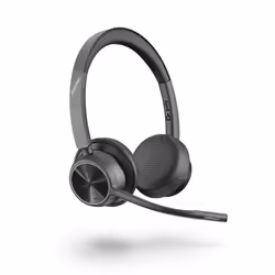 POLY Voyager 4320 UC, Sans fil, Bureau/Centre d'appels, 162 g, Casque, Noir