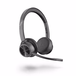 POLY Voyager 4320 UC, Sans fil, Bureau/Centre d'appels, 162 g, Casque, Noir