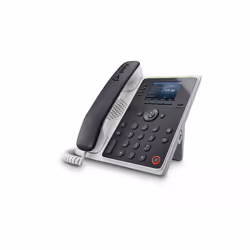 POLY EDGE E220 téléphone fixe Noir, Blanc 4 lignes LCD