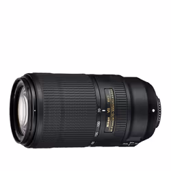 Nikon AF-P NIKKOR 70-300mm f/4.5-5.6E ED VR, Objectif téléobjectif zoom, 18/14, 70 - 300 mm, Stabilisateur d'image, Nikon F, ...