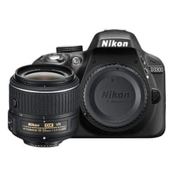 Nikon D3300 + AF-S DX NIKKOR 18-55mm Kit d'appareil-photo SLR 24,2 MP CMOS 6000 x 4000 pixels Noir