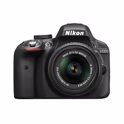 Nikon D3300 + AF-S DX NIKKOR 18-55mm Kit d'appareil-photo SLR 24,2 MP CMOS 6000 x 4000 pixels Noir - Vue supplémentaire 2